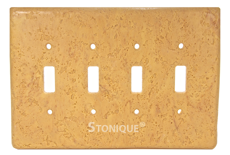 Stonique® Quad Toggle in Honey Gold